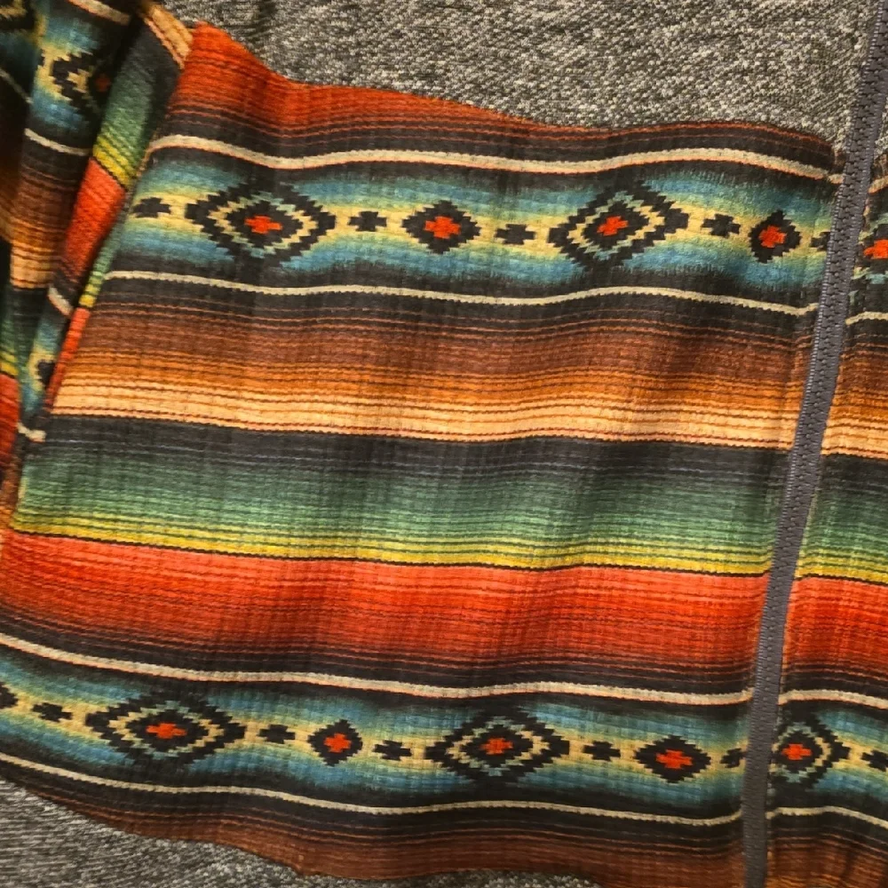 Colorful Patterned Women's Jacket - Picture 3 of 4